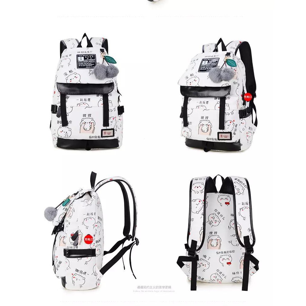 tiyig_store - Tas Sekolah Untuk Anak Perempuan Anak Laki-laki Sd Tk Smp_Tas Murah Kucing Jepang-6