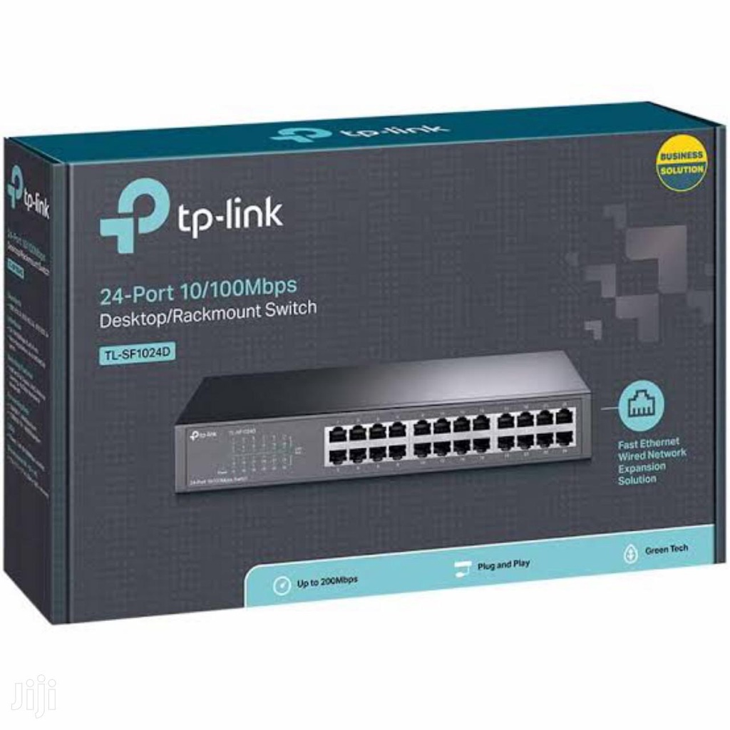 TP-Link TL SF1024 24-Port 10/100Mbps Rackmount Switch hub