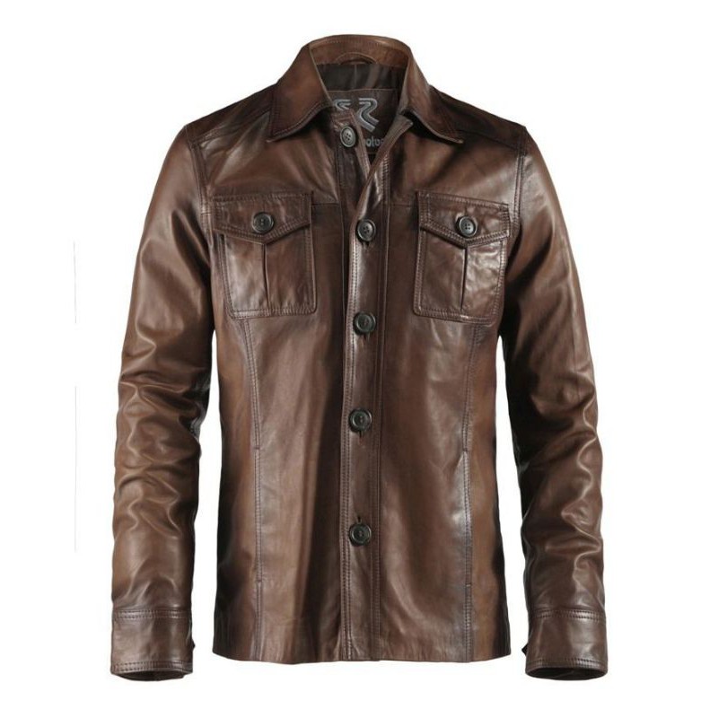 JAKET KULIT ASLI-JAKET KULIT PRIA-SPINIL PREMIUM ORIGINAL