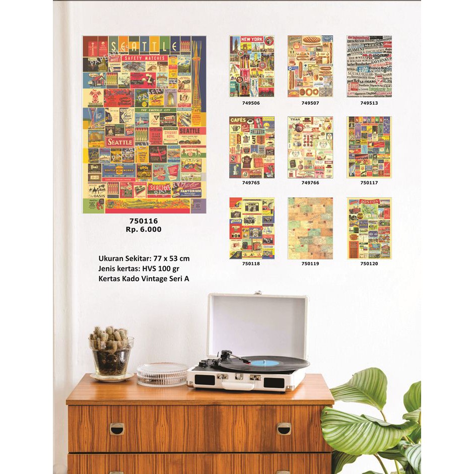 

Kertas Kado Besar Vintage Seattle_Series