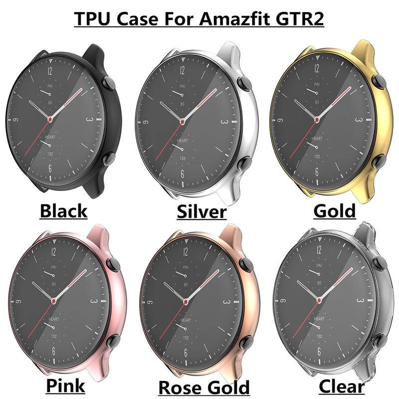 Soft Case TPU Pelindung Layar Smartwatch Untuk Xiaomi Huami Amazfit GTR 3 Pro GTR 2 2e Bumper