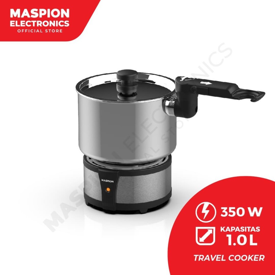 MASPION Panci Serba Guna 1 Liter / Multi Elektrik Cooker 1 Liter  MEC 3510 - Garansi Resmi 1 Tahun