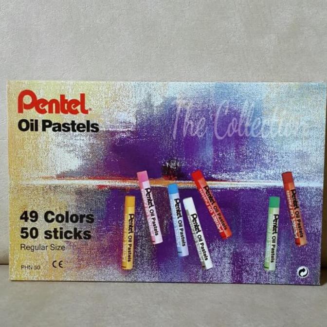 

BARANG BARU ATK0317PT isi 50 PENTEL PHN 50 Oil Pastel Art 49 Warna Crayones Art