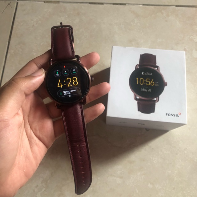 Fossil Q Wander Gen 2 Wine Second