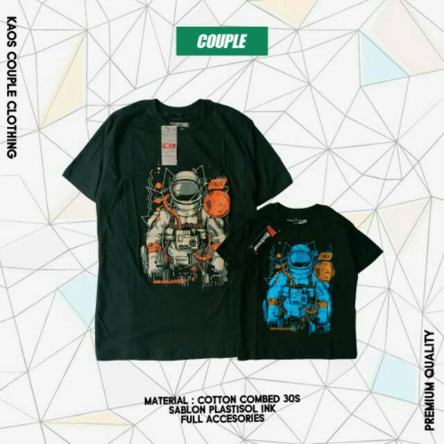 Kaos Couple Premium Anak dan Dewasa