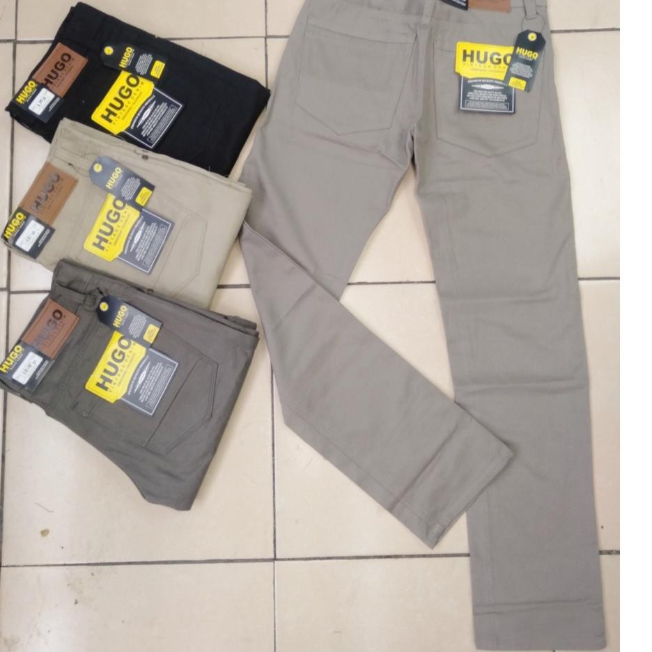 Viral Celana Panjang Standar Pria Celana Standar Kanvas soft Celana Panjang Standar Reguler Pria Cel