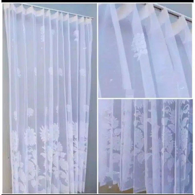 GORDEN VITRASE FURING GORDEN PUTIH POLOS