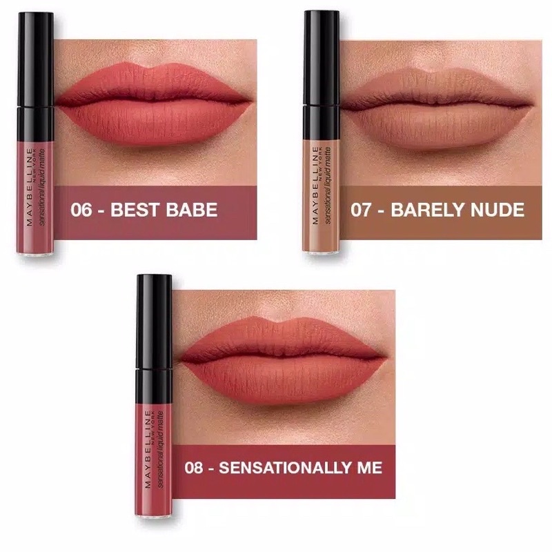 MAYBELLINE COLOR SENSATIONAL LIQUID MATTE LIPSTICK