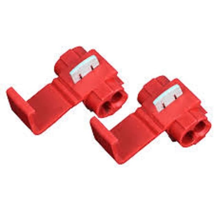 Red Scotch Lock Quick Splice Wire Connector Jumper Kabel Kupas Lipat