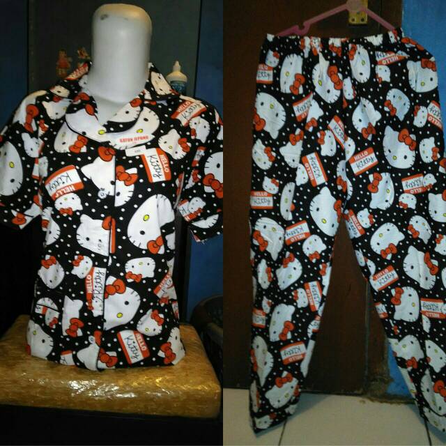 Piyama hello kitty. Dewasa