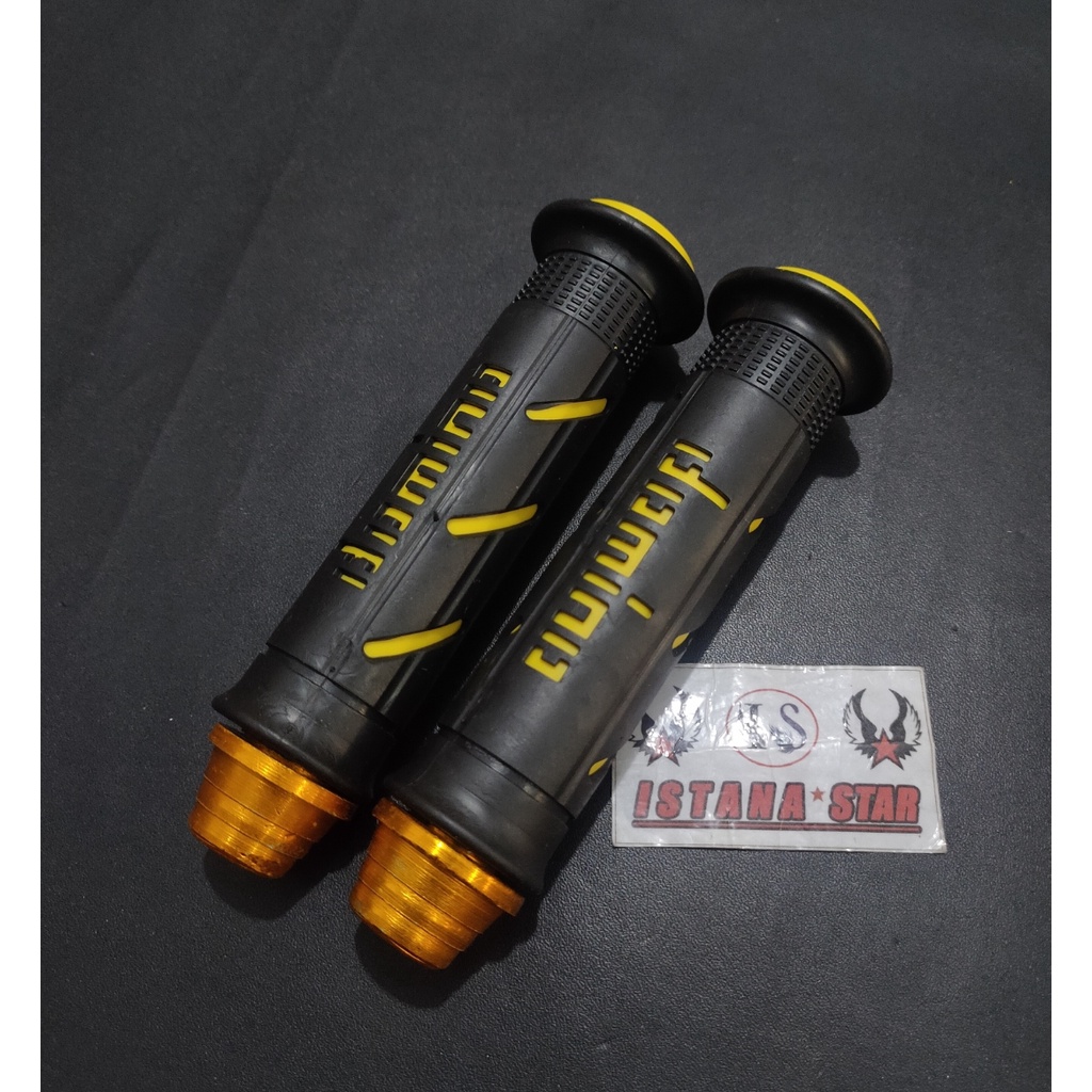 PROMO TERMURAH HANDGRIP DOMINO PLUS JALU STANG BISA UNTUK SEMUA MOTOR