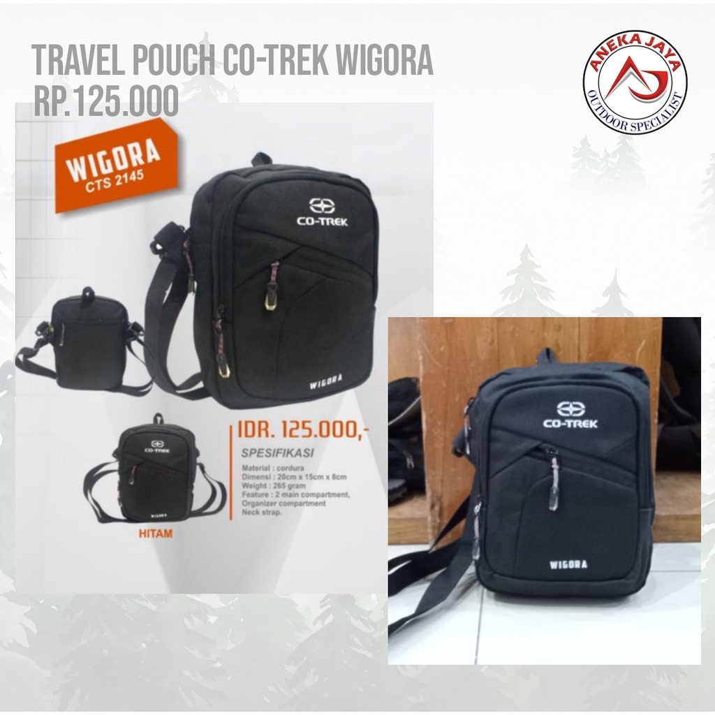 TRAVEL POUCH CO-TREK WIGORA TAS SELEMPANG