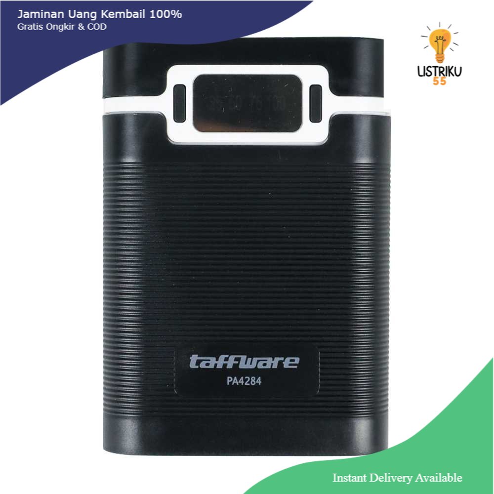 Taffware DIY Power Bank Case 2 USB Port &amp; LCD 4x18650 - PA4284