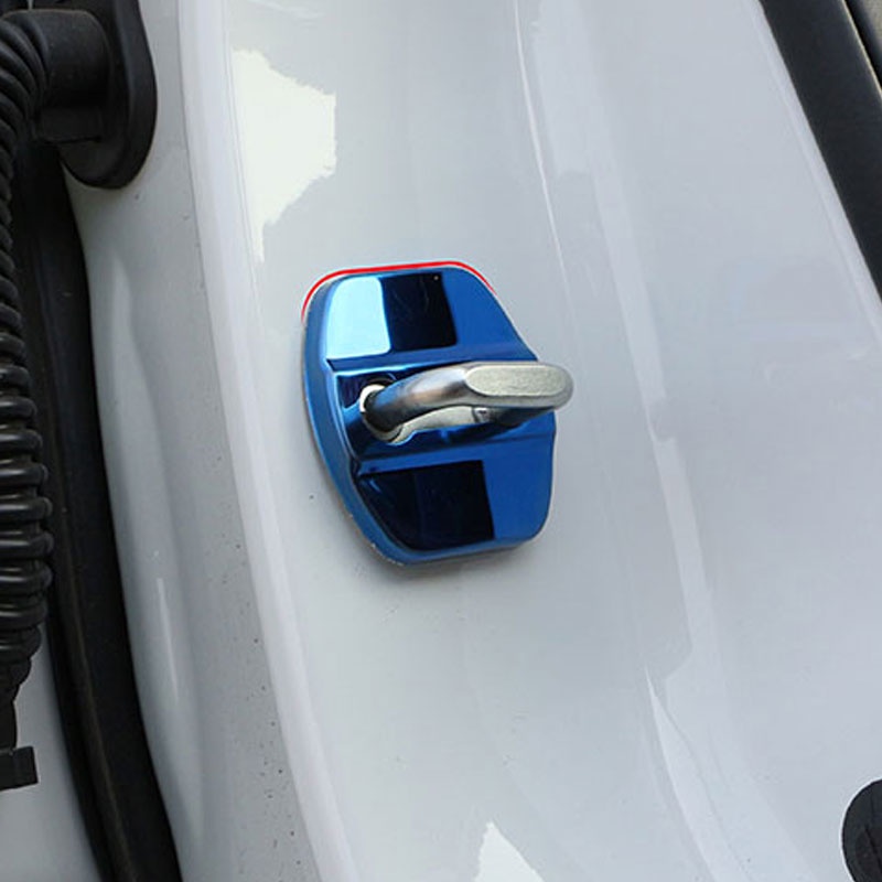 4pcs / Set Stiker Pelindung Kunci Pintu Mobil Untuk Nissan Almera Juke Sentra Tiida X-Trail Rogue