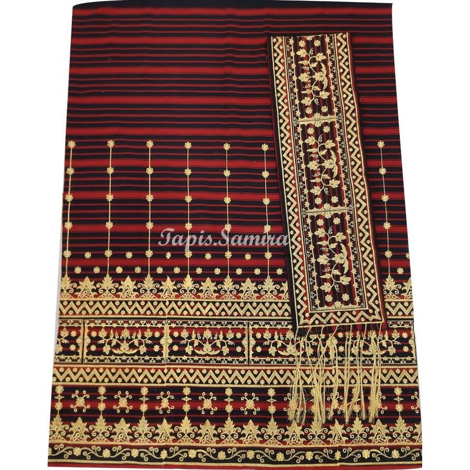 Tapis Bordir Kain Tenun