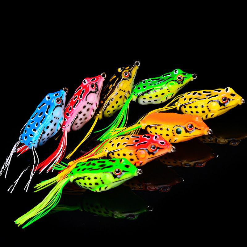 Umpan Pancing Fishing Lure permukaan softlure soft frog gabus toman top water kodok katak UL