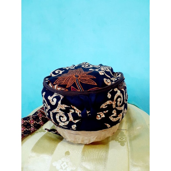peci batik imamah  udeng iket blangkon lipat jawa sunda batik tradisional sliwir full