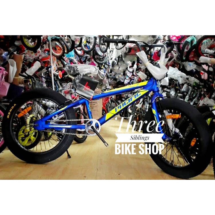 SEPEDA BMX PACIFIC SPINIX CX 3.0 ROTOR 20 INCH WARNA BLUE YELLOW