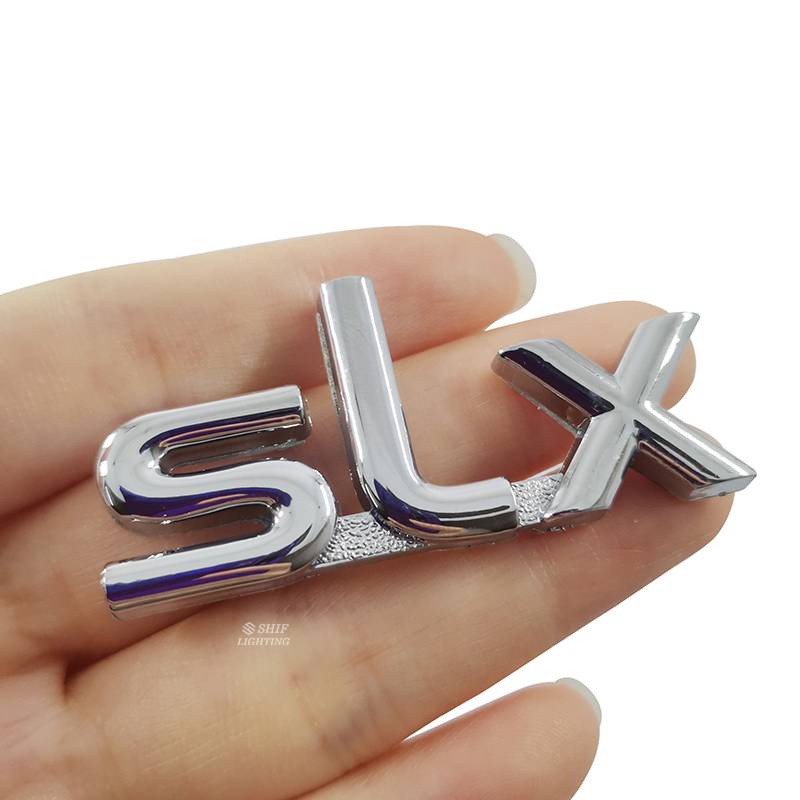 1 X ABS SLX Letter Car Auto Rear Trunk Emblem Sticker Decal Badge Replacement For Chevrolet SLX