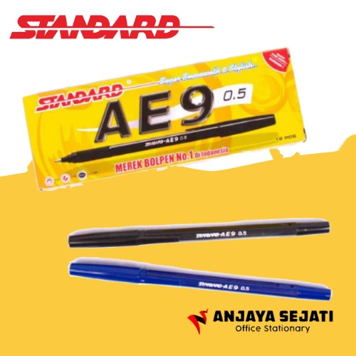 

Bolpen Standard AE9 - Lusinan - 12 pcs
