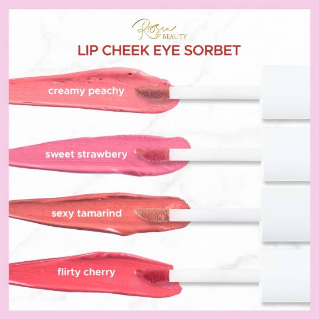 Rossa Beauty Lip Cheek Eye Sorbet