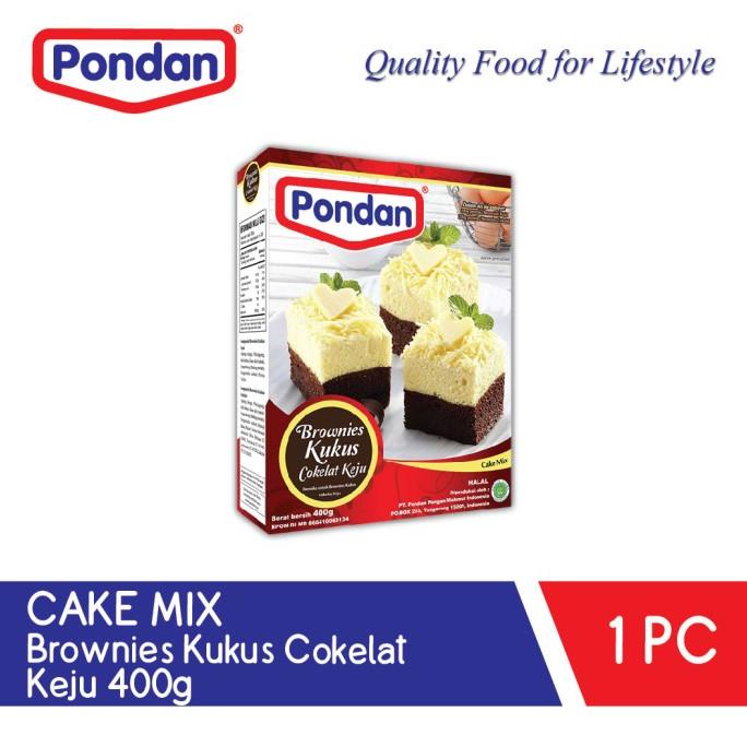 

Pondan Brownies kukus cokelat keju
