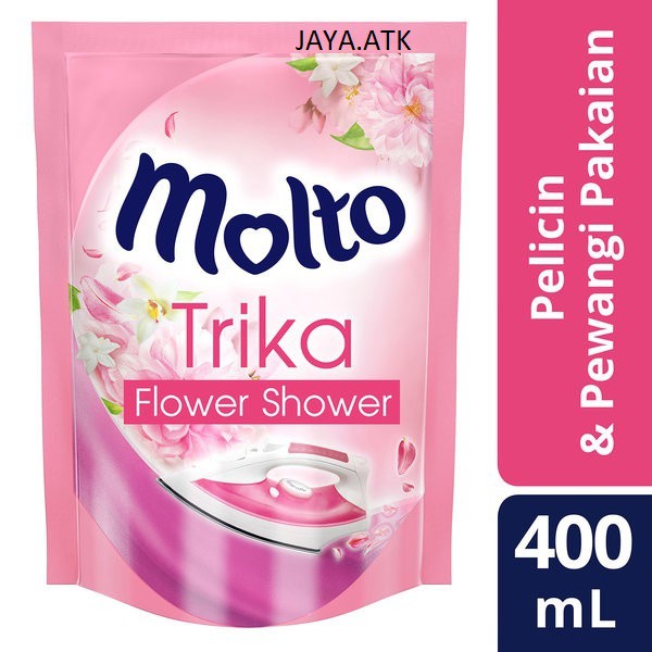 PELICIN PEWANGI PAKAIAN MOLTO TRIKA 400 ML REFILL ISI ULANG MOLTO PEWANGI