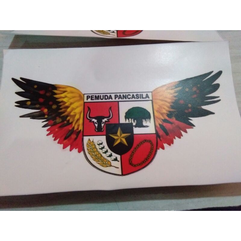 

{Ukuran 32x24cm}Stiker Logo Pemuda Pancasila/Stiker Ormas PP Besar
