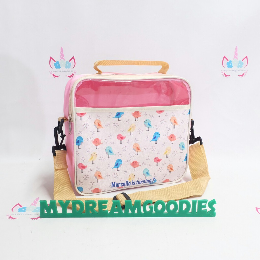 TAS 3IN1 MIKA SETENGAH / TAS ULTAH / SOUVENIR PROMOSI / POUCH SKINCARE / AQIQAH / TASYAKURAN /-3