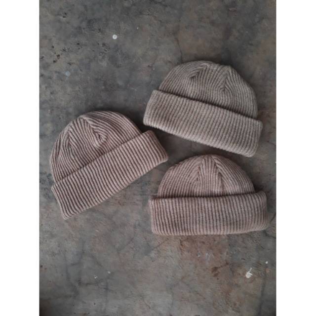 SHORT BEANIE HAT SKATE SERIES CREAM/BEANIE HAT SKATE SERIES WARNA CREAM