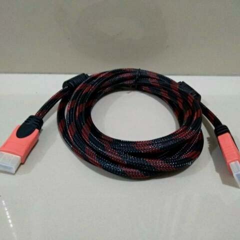 kabel HDMI to HDMI Cable 5 M serat jaring