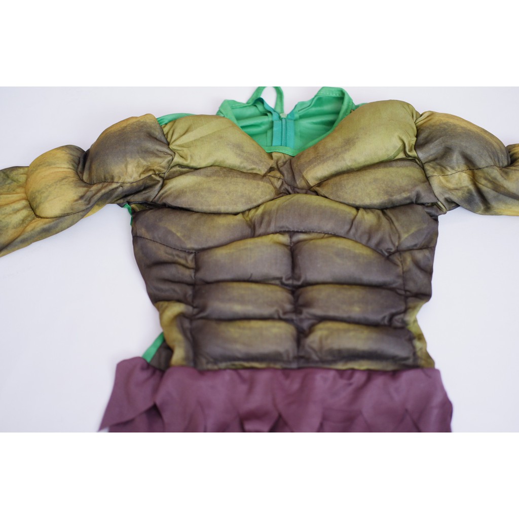 Kostum Hulk Import Anak Busa Otot Costume Cosplay Baju Topeng Ulang Tahun Ultah Cowok Laki Superhero