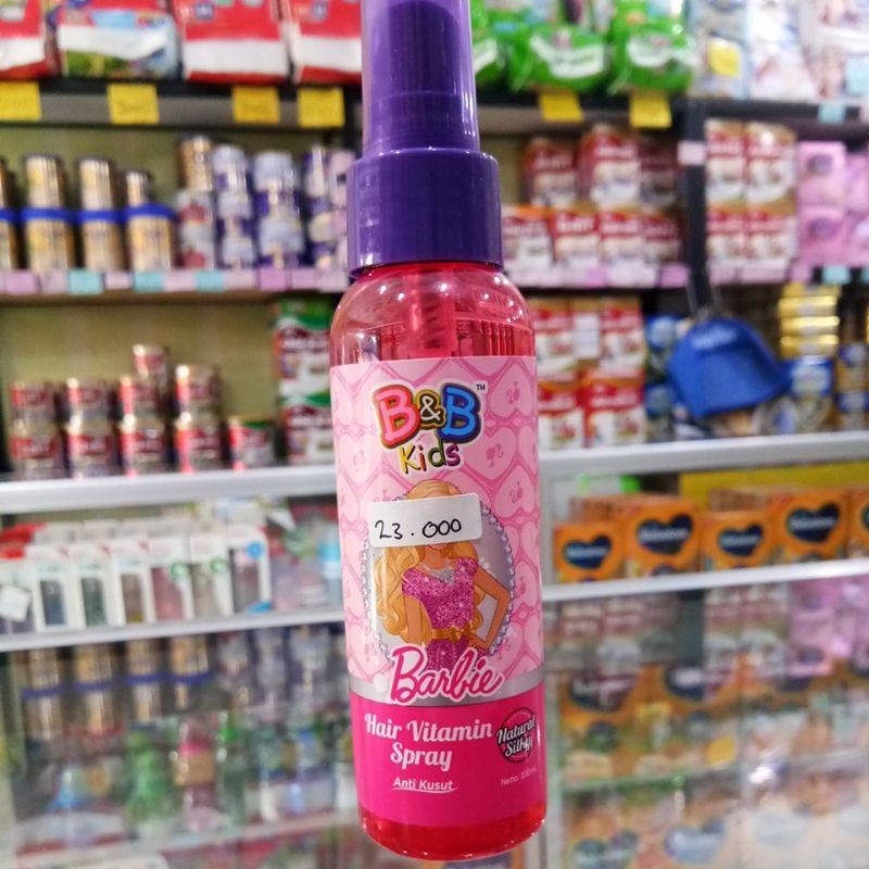 B&amp;B KIDS BARBIE HAIR VITAMIN SPRAY ANTI KUSUT NATURAL SILKY 100ML