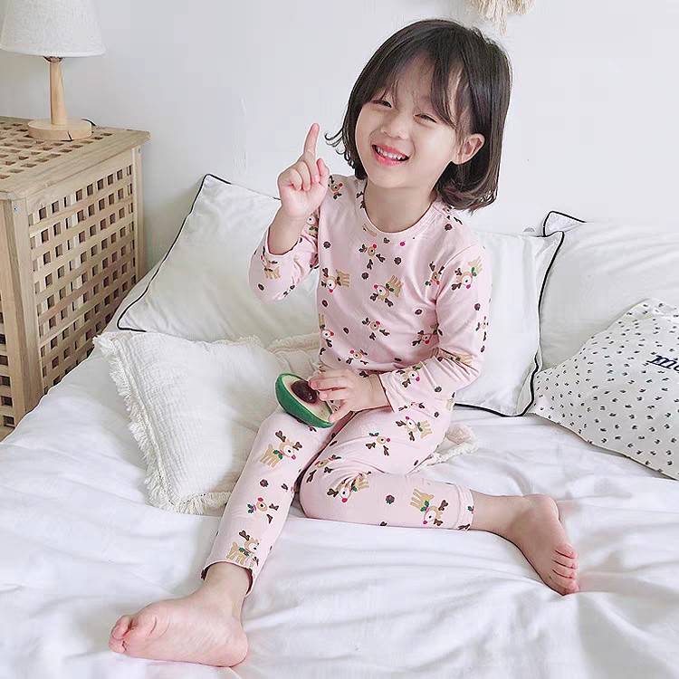 Pajamas Sunday uk 1-3 Tahun / Baju Tidur Anak Perempuan IMPORT Piyama Branded Karakter Setelan