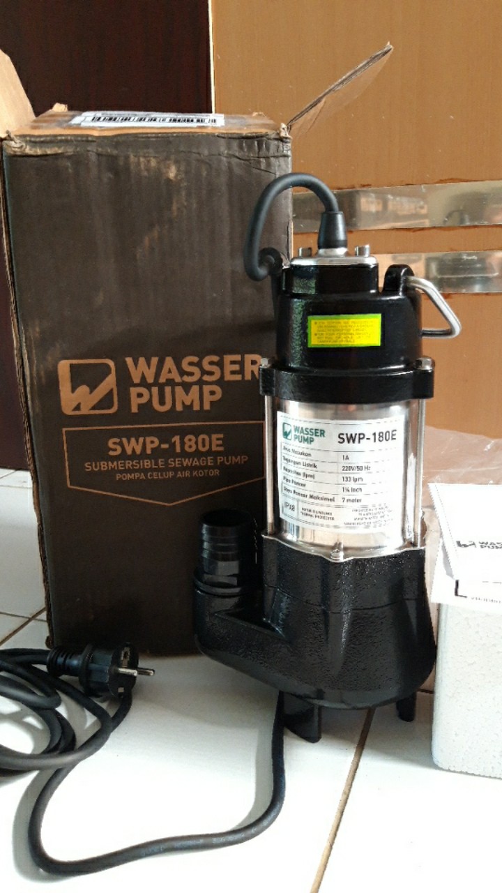 Wasser Swp 180 E Pompa Celup Air Kotor Non Otomatis