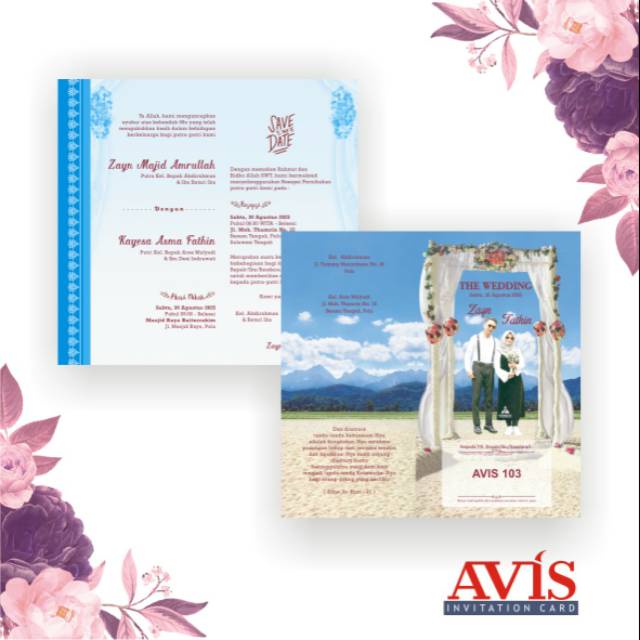 

undangan murah kode avis103