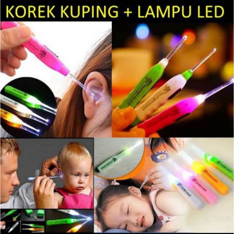 korek kuping LED Flashlight Earpick