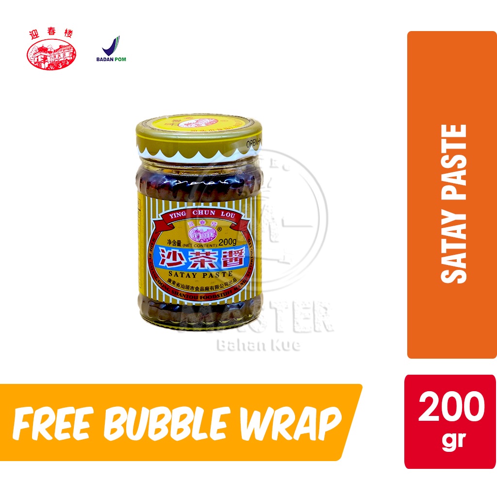 

Satay Paste Ying Chun Lou / Saus Kacang / Bumbu Sate [Botol Kaca 200g]