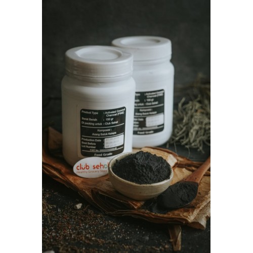 

Activated Charcoal / Arang Bubuk Aktif 150gr