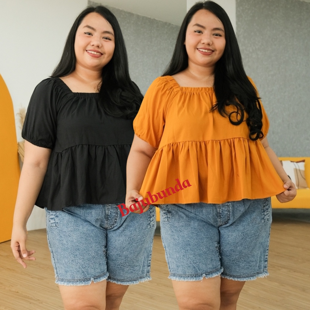 LD 120 130 140 ATASAN WANITA JUMBO BAJU BIG SIZE BAJUBUNDA FEMA