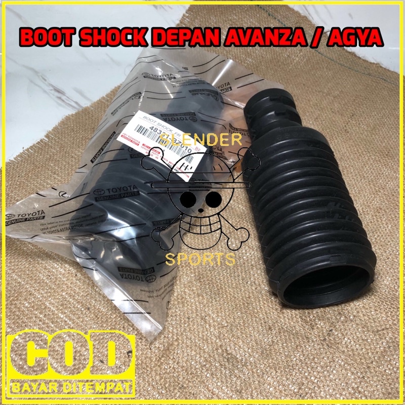 BOOT SHOCK DEPAN AGYA - KARET BOOT STOPPER DEPAN AGYA AYLA - BOOT SHOK AGYA AYLA