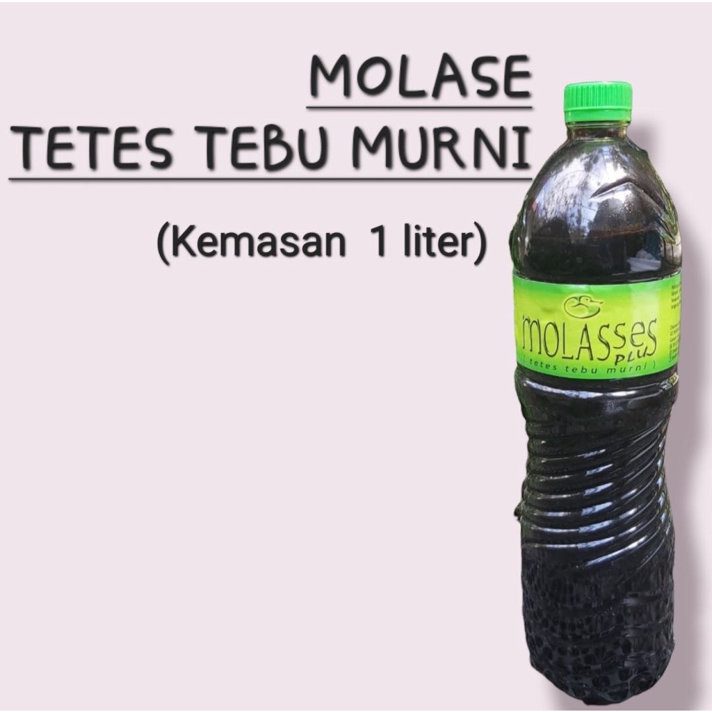 MOLASE TETES TEBU MURNI 1 Liter Bahan Eco Enzyme Kompos Pakan Ternak Pertanian Peternakan