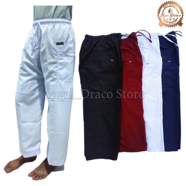 PROMO !!! Celana Sirwal / Pangsi / Komprang / Silat Warna Putih