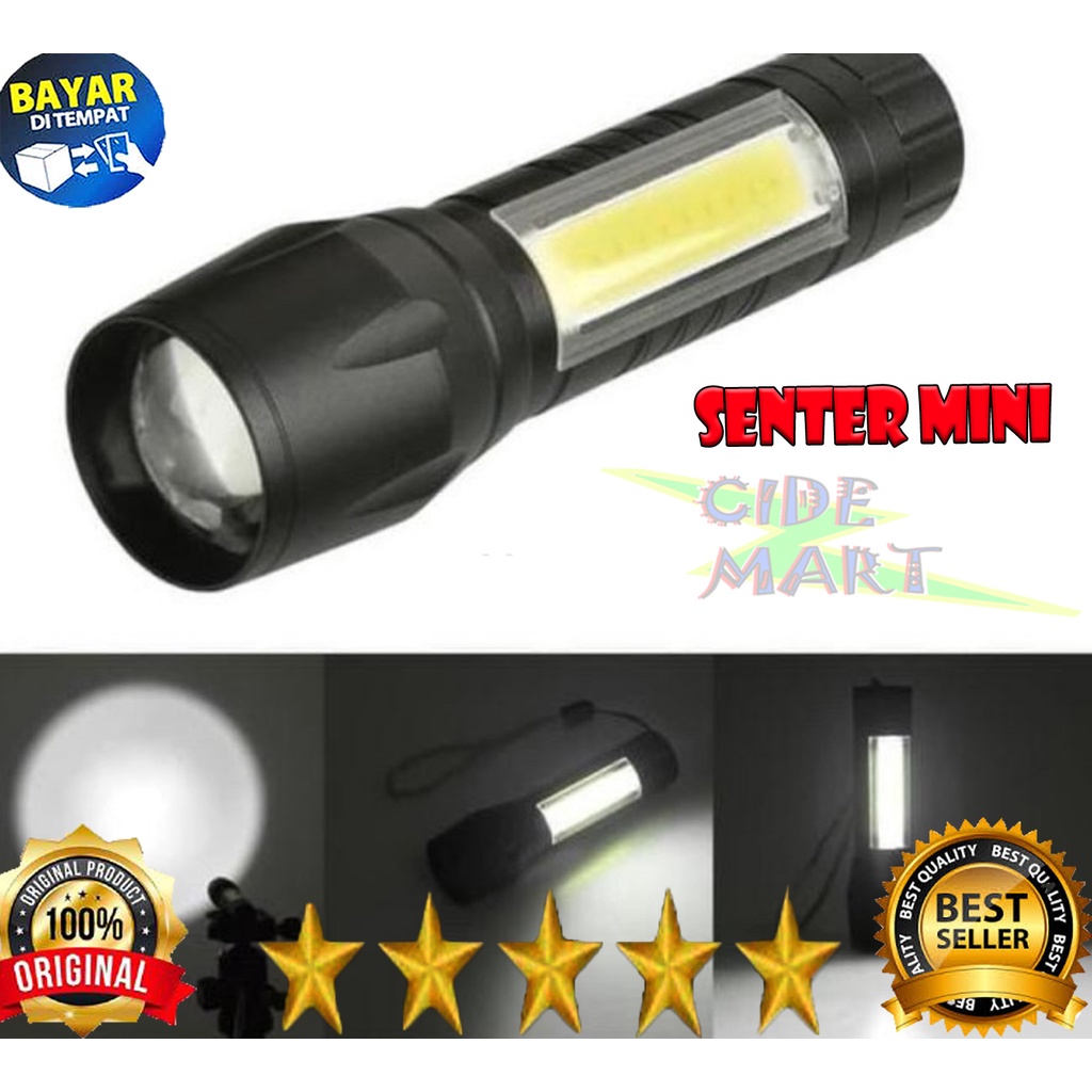 [COD] SENTER SWAT MINI ZOOM / SENTER POLISI LED / SENTER MULTIFUNGSI / SENTER 911 / Senter Mini XPE