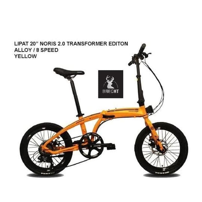 Sepeda Lipat 20 Pacific Noris 2.0 Transformer Alloy Terbaru