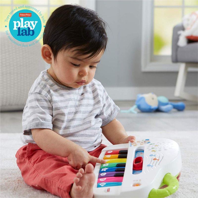 Fisher Price Laugh And Learn Silly Sounds Light Up Piano - Mainan Musik Anak