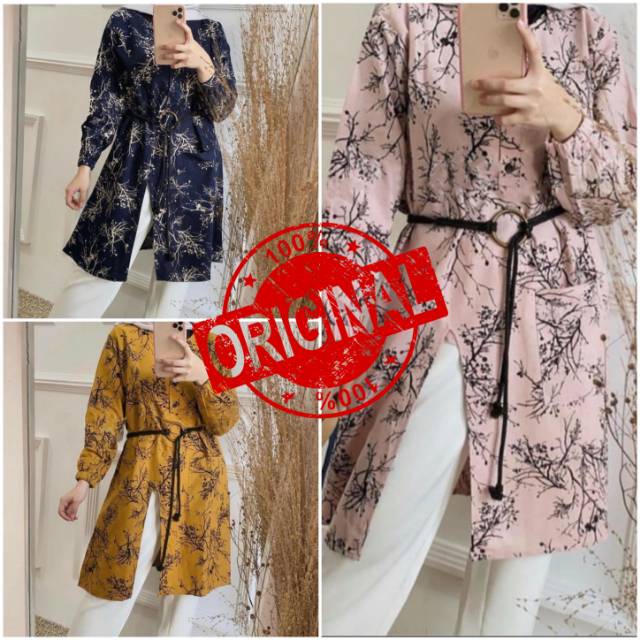 Garuci tunik | Ellen tunik atasan wanita | Termurah & Terlaris