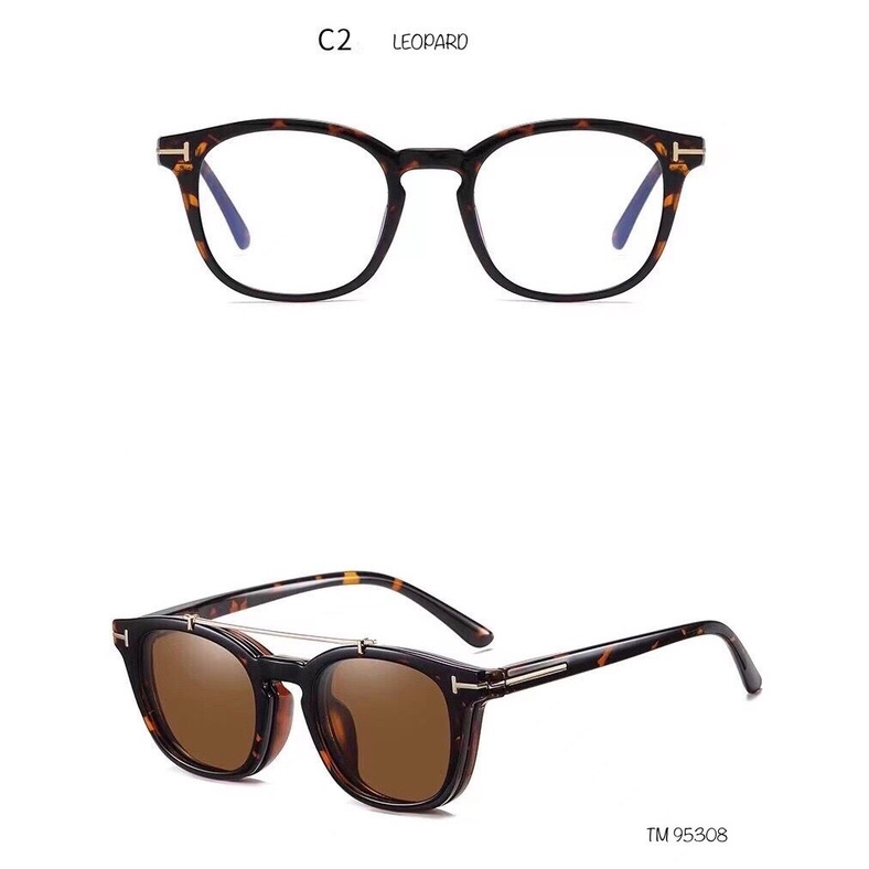 KACAMATA FRAME WANITA CLIPON 95308 FULLSET Best Seller