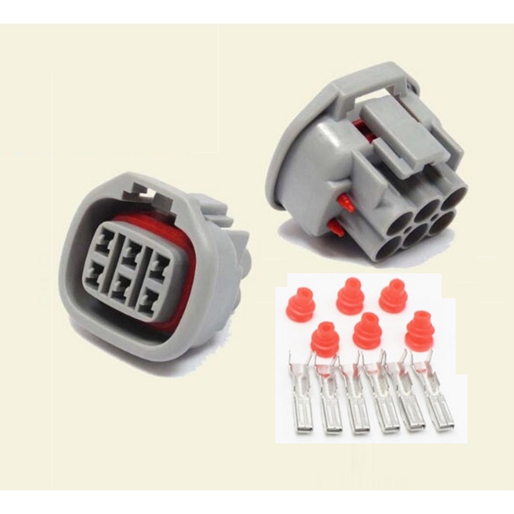 Best Quality 6 Pin 6P Sumitomo IAC ECU ICM Ignitor 6189-0029 Female Connector For Nissan Mazda Toyot