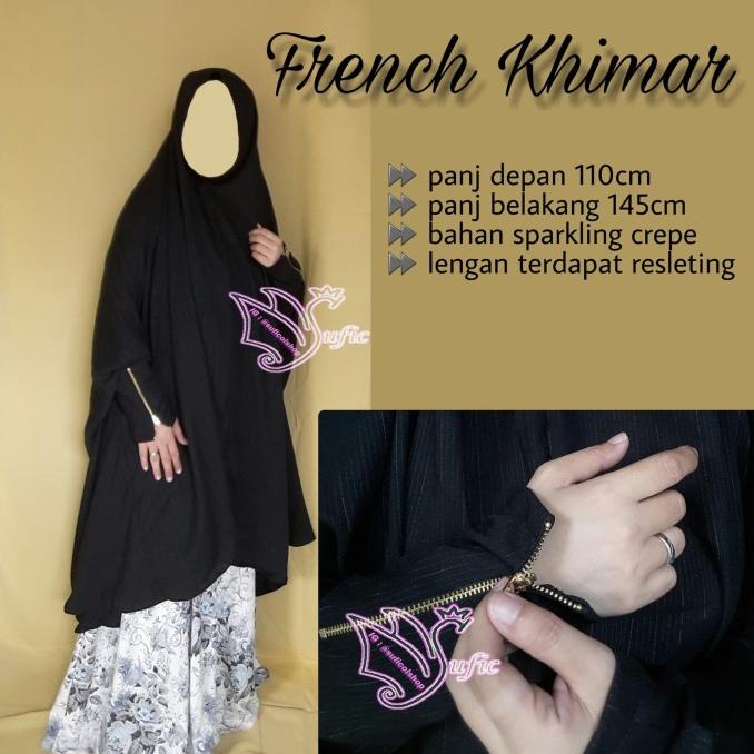 french khimar - jilbab lengan